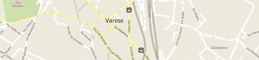 Mappa della impresa giaroni anna e c - sas a VARESE