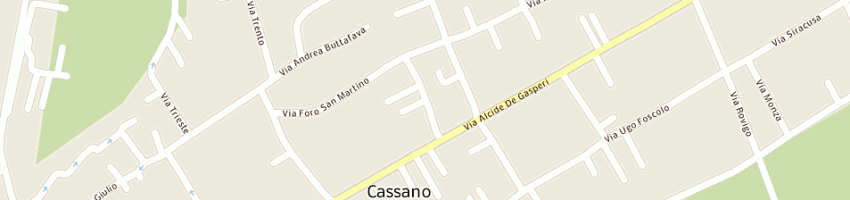 Mappa della impresa ricamificio sanson elio snc di sanson francesco e c a CASSANO MAGNAGO
