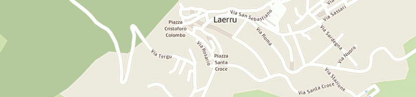 Mappa della impresa catta baingio a LAERRU