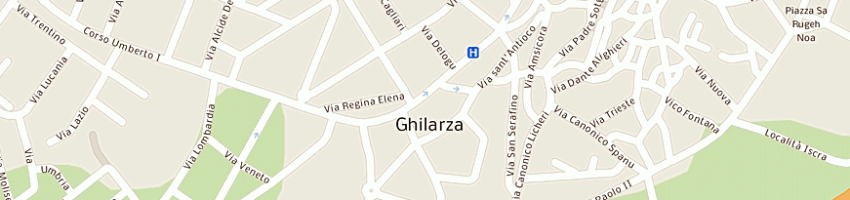 Mappa della impresa cinema joseph a GHILARZA