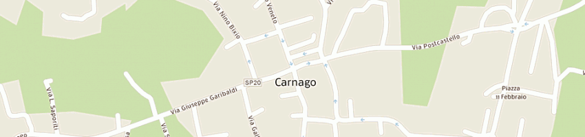 Mappa della impresa srl circolo cooperativo familiare a CARNAGO
