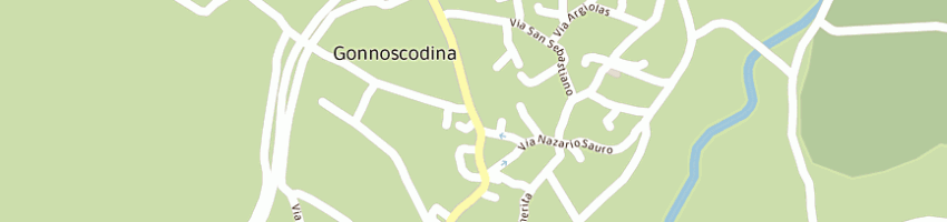 Mappa della impresa manca maria carla a GONNOSCODINA