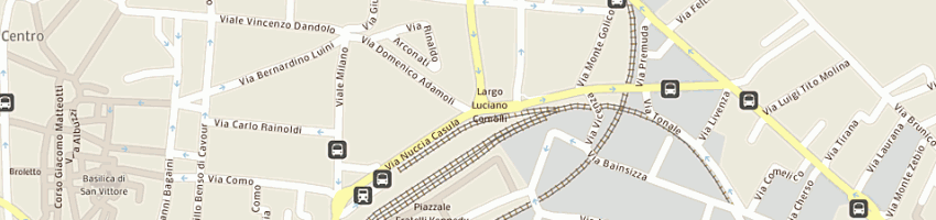 Mappa della impresa auto adamoli sas a VARESE