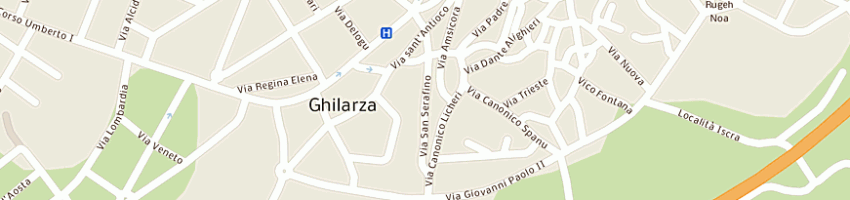 Mappa della impresa porcu luisella a GHILARZA