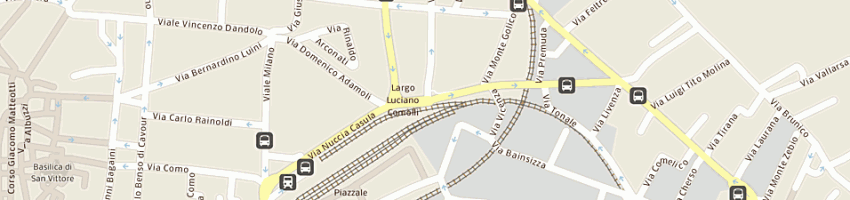 Mappa della impresa albergo ristorante stelvio di longa alberto e c - sas a VARESE