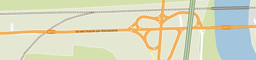 Mappa della impresa piccinini alberto a TORTONA