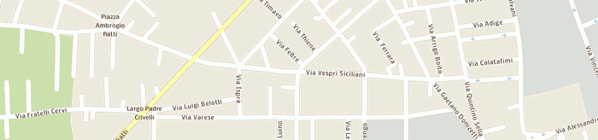 Mappa della impresa fratelli pegoraro snc di pegoraro alessio e c a BUSTO ARSIZIO