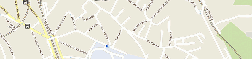 Mappa della impresa triacca roberto a VARESE