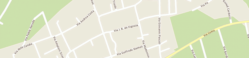 Mappa della impresa oreficeria magnoni di magnoni alberto e c - snc a CAIRATE