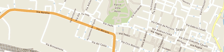 Mappa della impresa conte simona sas di simona conte e c a GENOVA