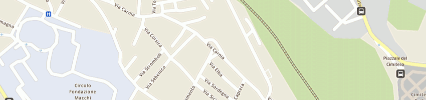 Mappa della impresa carenza livia a VARESE