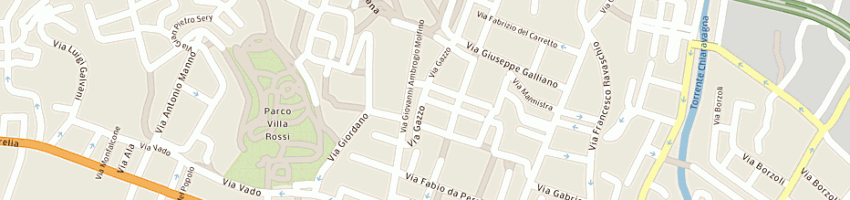 Mappa della impresa ariandi maria teresa a GENOVA