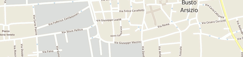Mappa della impresa studio laverde zanzottera di cosulenza aziendale a BUSTO ARSIZIO