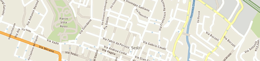 Mappa della impresa centro contabile delta c sas di franca crespino e c a GENOVA