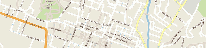 Mappa della impresa bonzio mobili di dagnino carlo a GENOVA