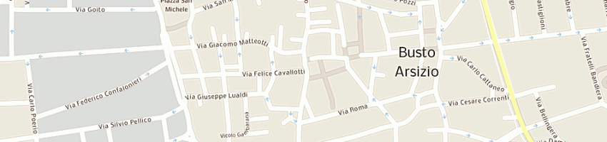 Mappa della impresa infografica di osvaldo mainini e c sas a BUSTO ARSIZIO