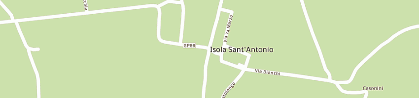 Mappa della impresa pallavicini patrizia a ISOLA SANT ANTONIO