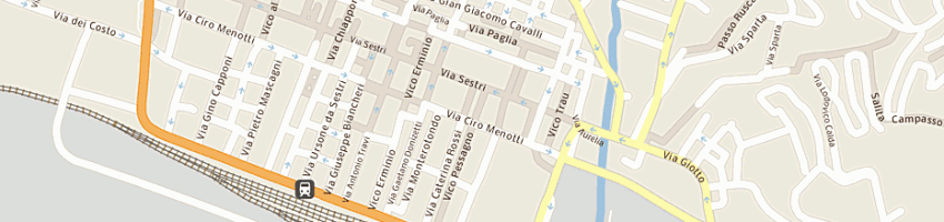 Mappa della impresa casati franco a GENOVA