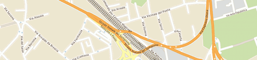 Mappa della impresa spazio edile srl a BUSTO ARSIZIO