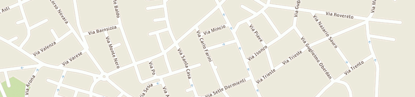 Mappa della impresa studio associato albanese e tosi a VIGEVANO