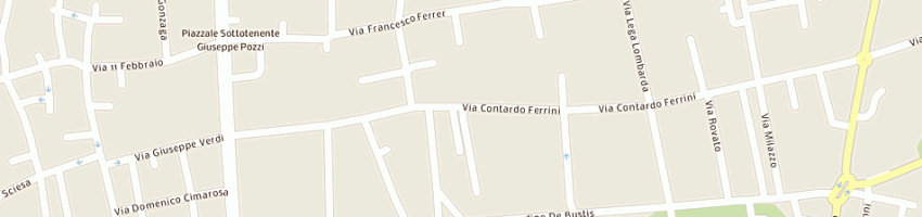 Mappa della impresa bar il magazzino sdf a VARESE