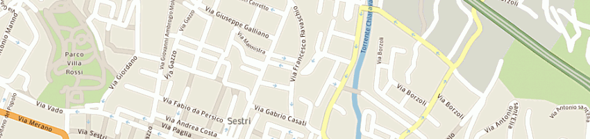 Mappa della impresa ricchebono lucio a GENOVA