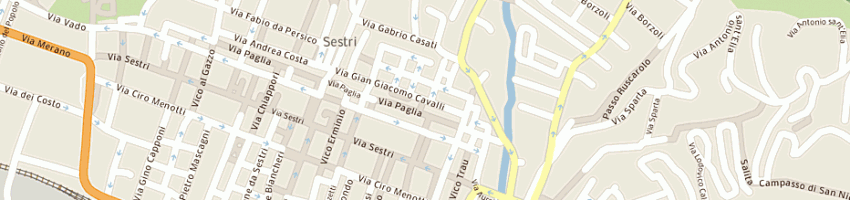 Mappa della impresa pizzeria dal baffo di incarnato vincenzo a GENOVA