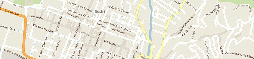Mappa della impresa laboratorio odontotecnico dentart snc a GENOVA
