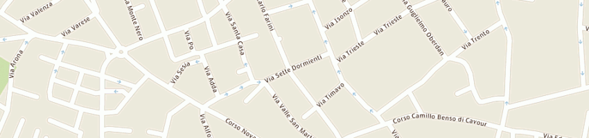Mappa della impresa simona piu' srl a VIGEVANO
