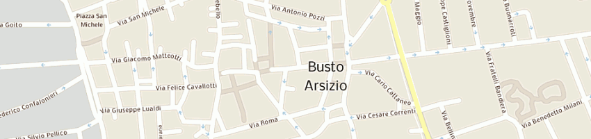 Mappa della impresa cartolibreria centrale boragno srl a BUSTO ARSIZIO