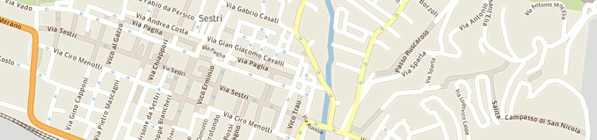 Mappa della impresa bar mapi di palangano e c sas a GENOVA