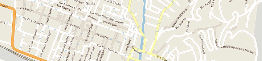 Mappa della impresa l'arte del cucire snc a GENOVA