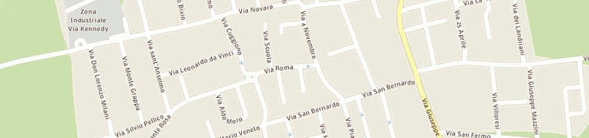 Mappa della impresa salmoiraghi ernesto a MESERO