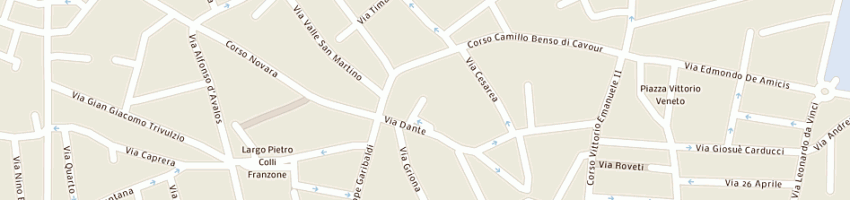Mappa della impresa passerini gianluigi e c snc a VIGEVANO