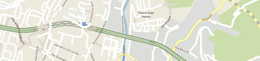 Mappa della impresa pizzeria da ivo di de rosa ivano a GENOVA
