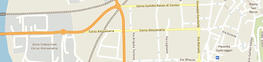 Mappa della impresa bianco enzo a TORTONA