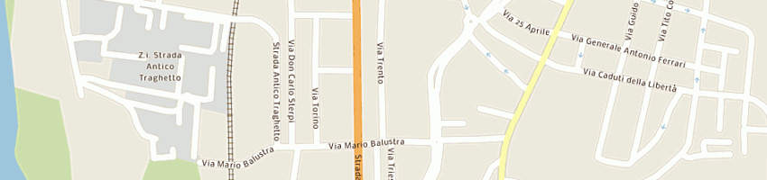 Mappa della impresa panificio della barca di lugano luciano e c (snc) a TORTONA