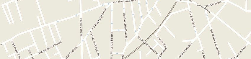 Mappa della impresa lasco di sabella claude e c (sas) a VIGEVANO