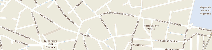Mappa della impresa la vecchia vigevano di guida mariella e c snc a VIGEVANO