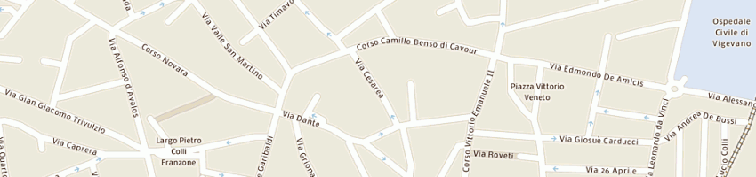 Mappa della impresa mutuo service srl a VIGEVANO