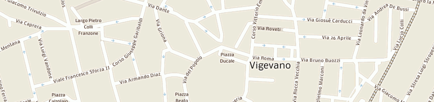 Mappa della impresa gandini pierangela a VIGEVANO