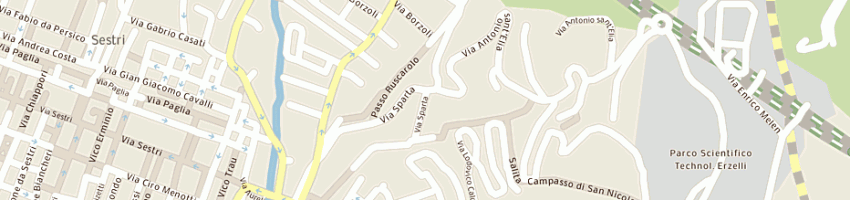 Mappa della impresa molinari diego a GENOVA