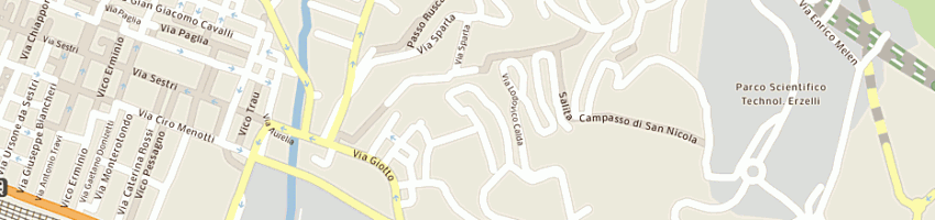 Mappa della impresa chiesa cattolica parrocchiale spirito santo a GENOVA