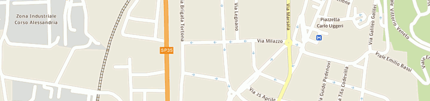 Mappa della impresa studio tecnico ing giorgio consogno a TORTONA