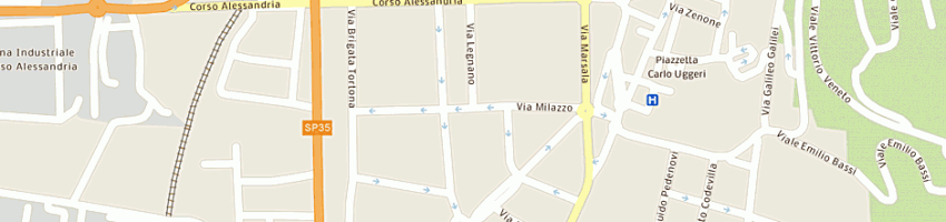 Mappa della impresa allucci gabriele a TORTONA