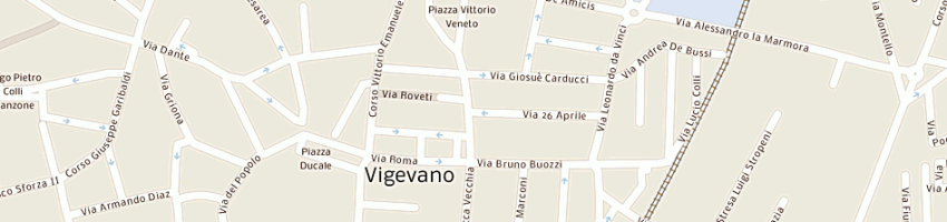 Mappa della impresa gregori giovanni a VIGEVANO