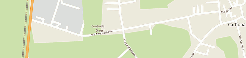 Mappa della impresa mizzi antonio a CARBONARA SCRIVIA