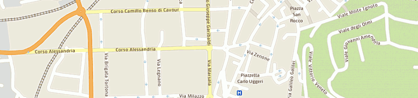 Mappa della impresa studio tecnico geom centurione m a TORTONA