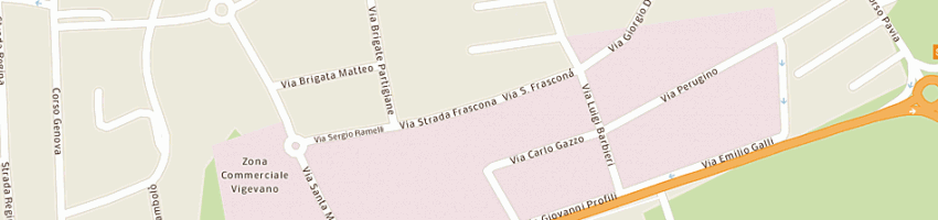 Mappa della impresa ferrigno francesco e c sas a VIGEVANO
