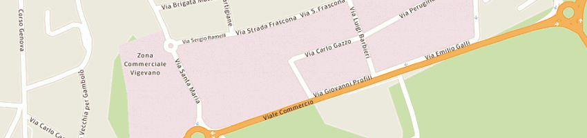 Mappa della impresa officina meccanica coldesina fratelli e c a VIGEVANO